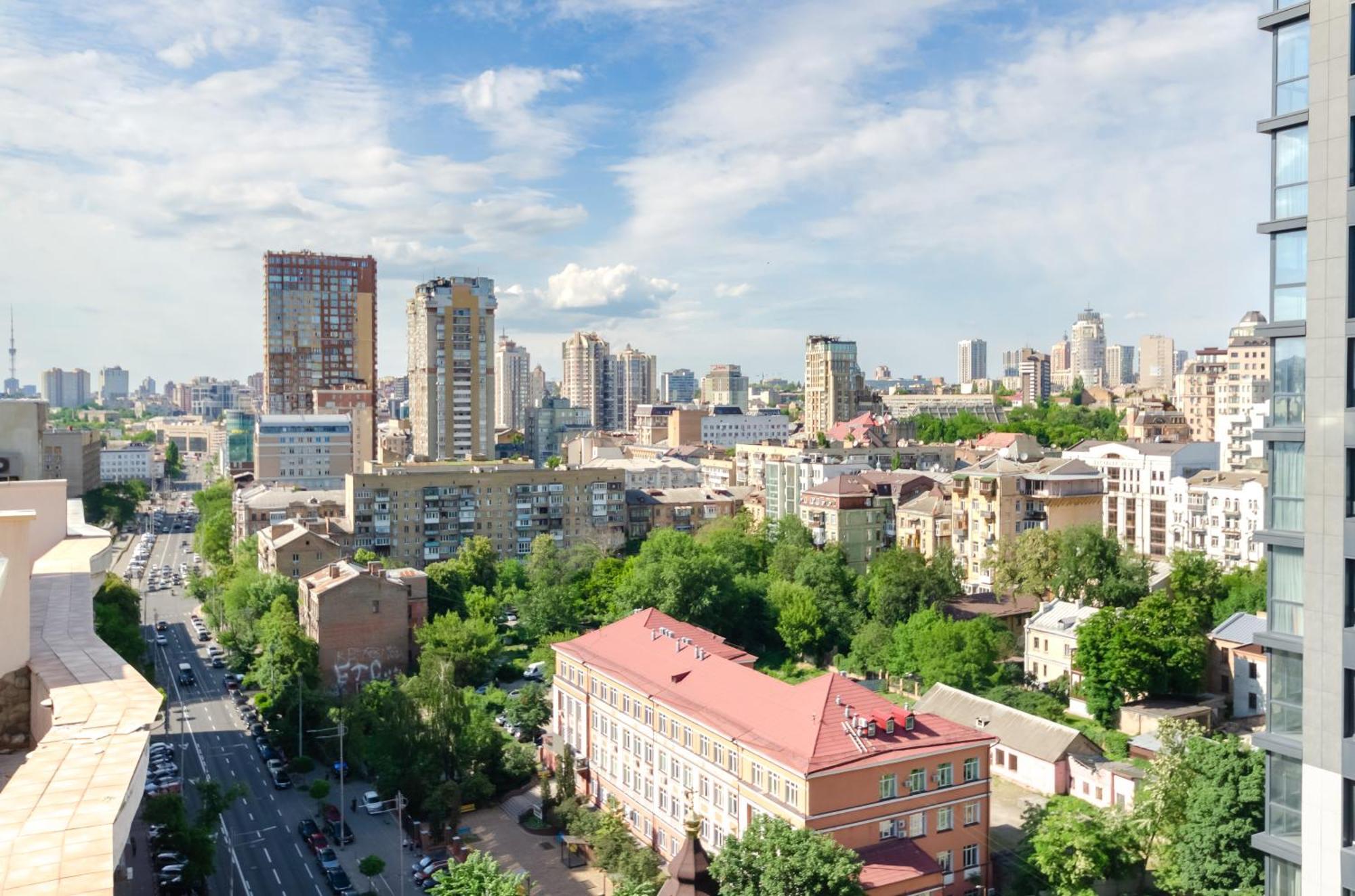 Petrovdom Inn Rc Diplomat Hall -The Smart Hotel Apartment Panoramic City View I Kiev Buitenkant foto